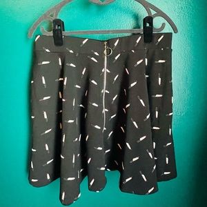 Midnight Hour Butcher Knife Horror Skirt - Hot Topic - L